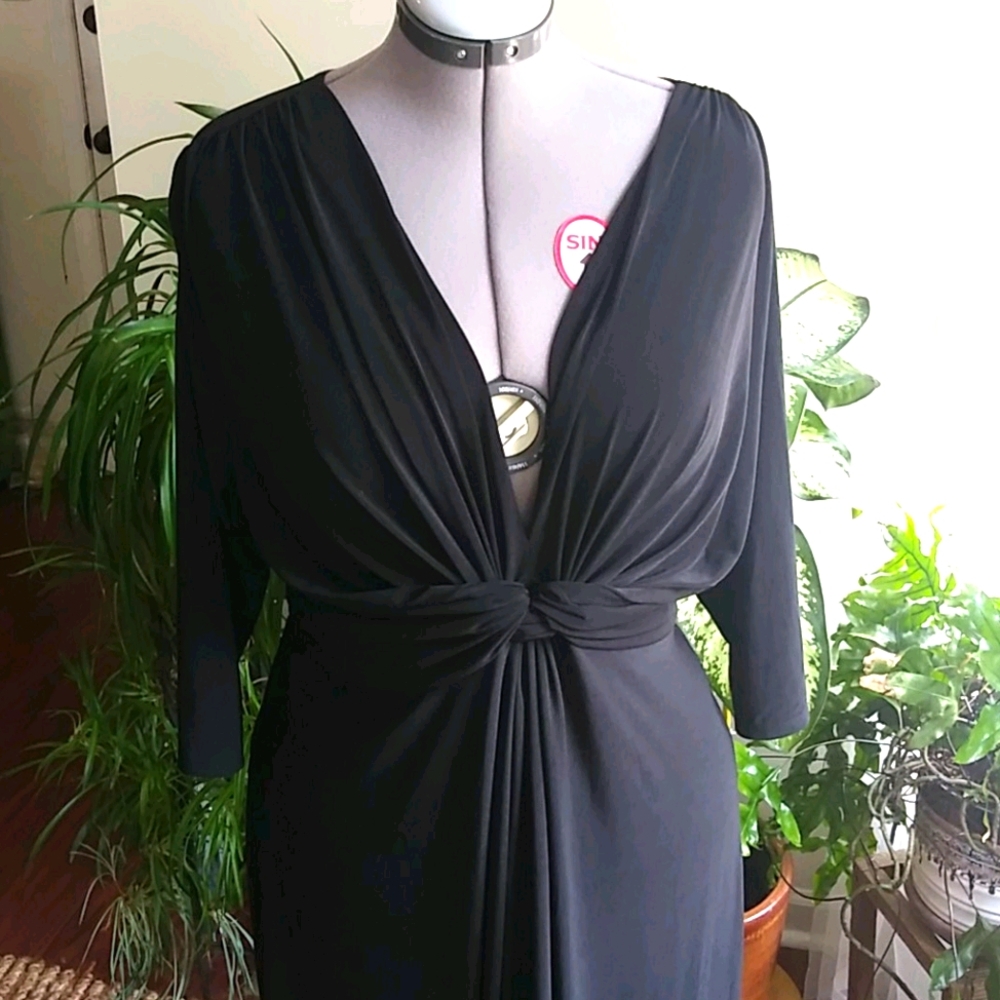 Love squared black maxi dress sz 2x